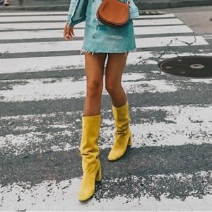Dear Frances suede bucket boot